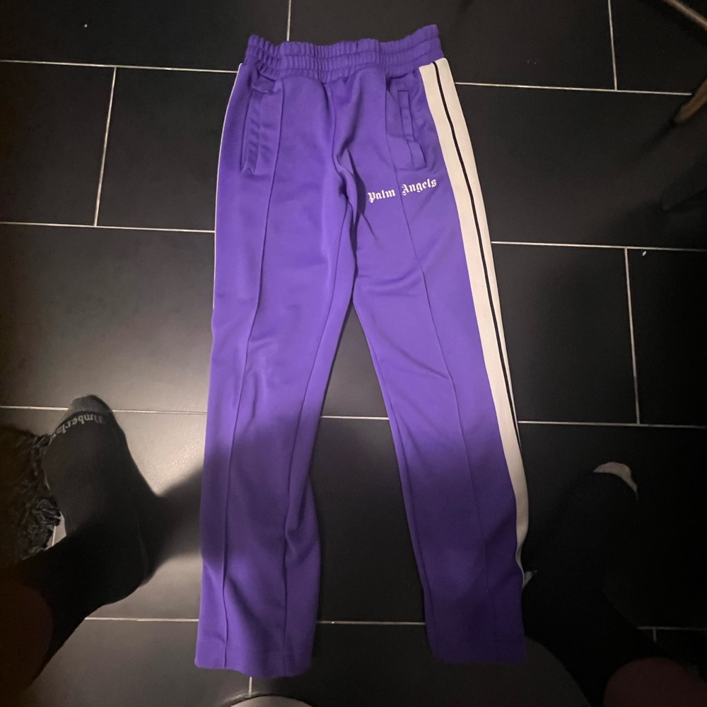 Palm Angels Purple Track Pants